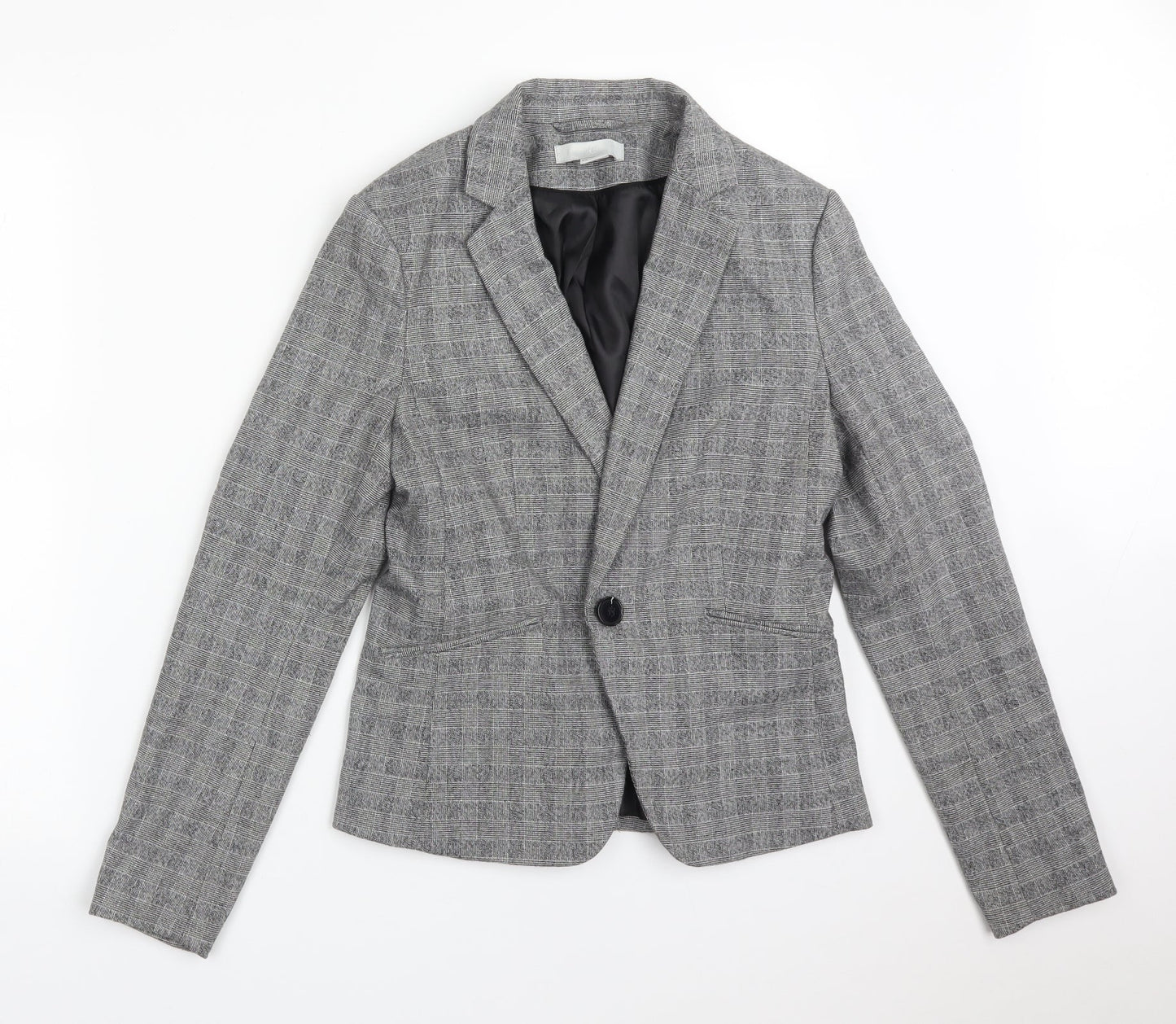 Womens UK Size 8 H&M Regular Multicoloured Suit Jacket