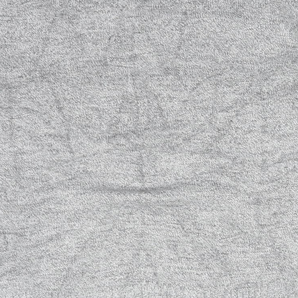 Womens UK Size M PURE & NATURAL Grey Basic T-Shirt