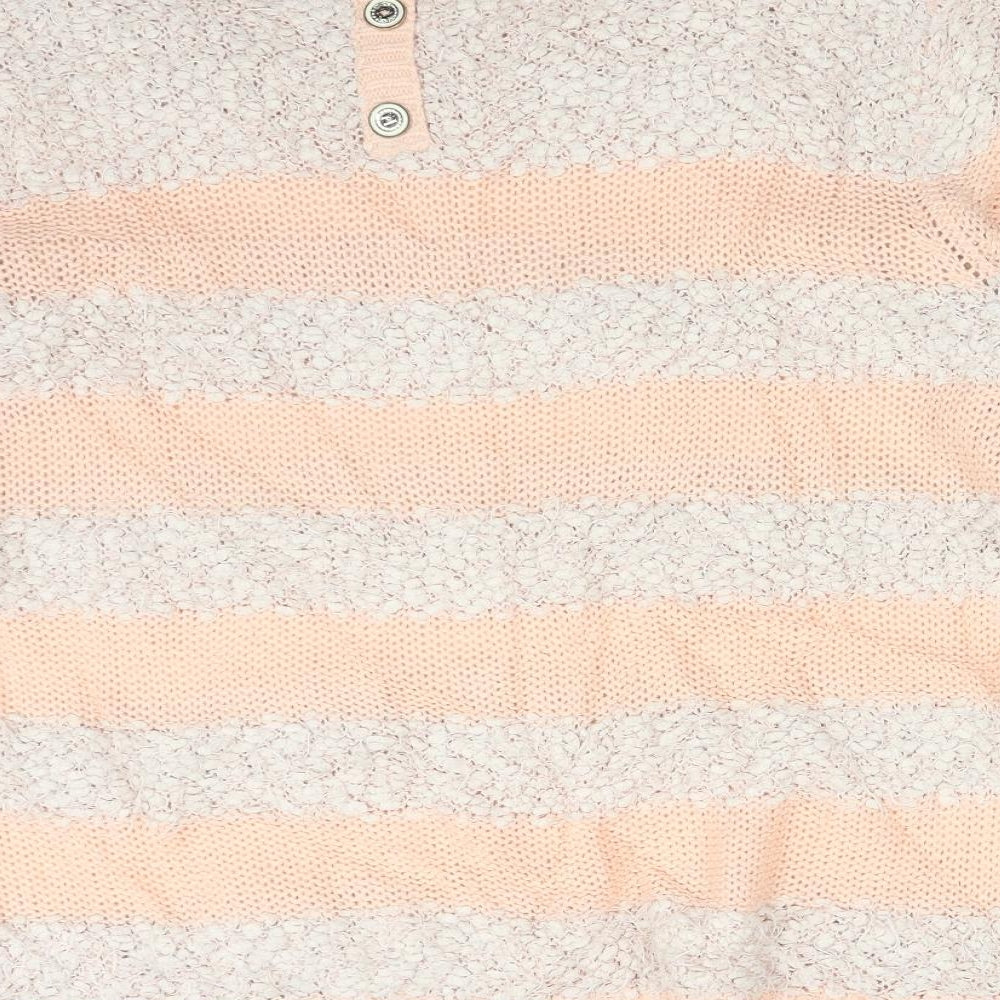 ORIGINALS Womens Multicoloured Striped Polyester Pullover Sweatshirt Size XL