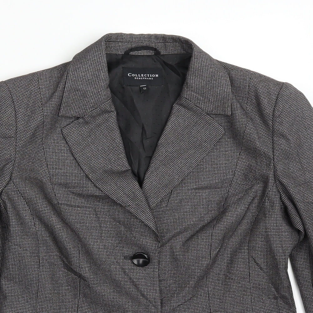 Womens UK Size 12 COLLECTION Regular Multicoloured Suit Jacket