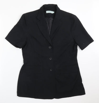 Atmosphere Womens Black  Polyester Jacket Suit Jacket Size 14