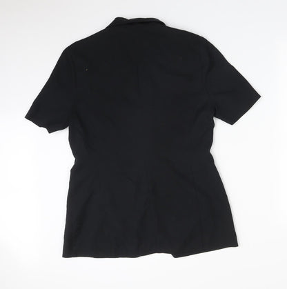 Atmosphere Womens Black  Polyester Jacket Suit Jacket Size 14