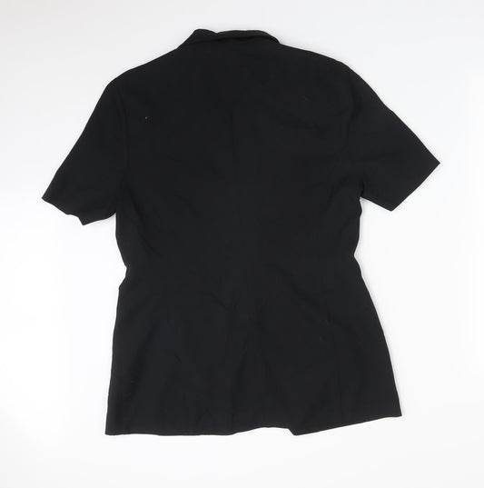 Atmosphere Womens Black  Polyester Jacket Suit Jacket Size 14