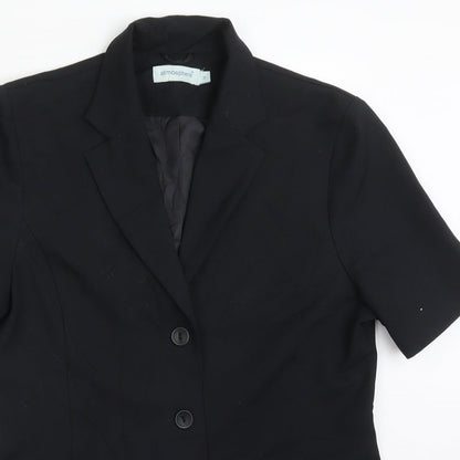 Atmosphere Womens Black  Polyester Jacket Suit Jacket Size 14