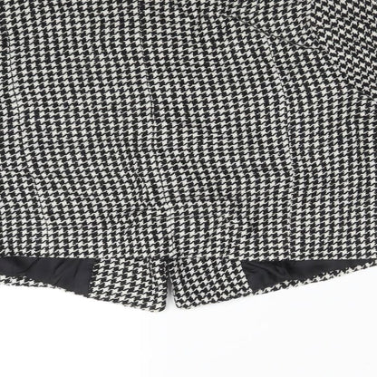 Therapy Womens Multicoloured Houndstooth  Jacket Coat Size 12