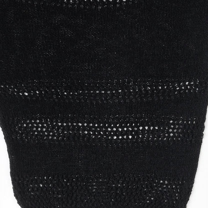 Womens UK Size S Wallis Black Basic T-Shirt