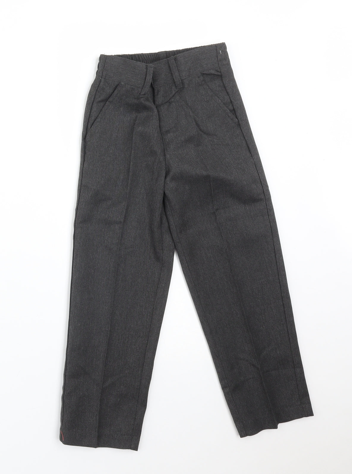 BACK TO SCHOOL Boys Grey  Polyester Dress Pants Trousers Size 4-5 Years  Regular