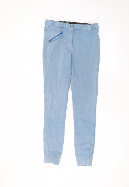 Sherwood Forest Womens Blue  Cotton Sweatpants Trousers Size 12 L26 in Regular
