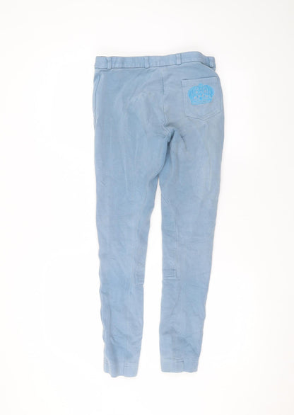 Sherwood Forest Womens Blue  Cotton Sweatpants Trousers Size 12 L26 in Regular