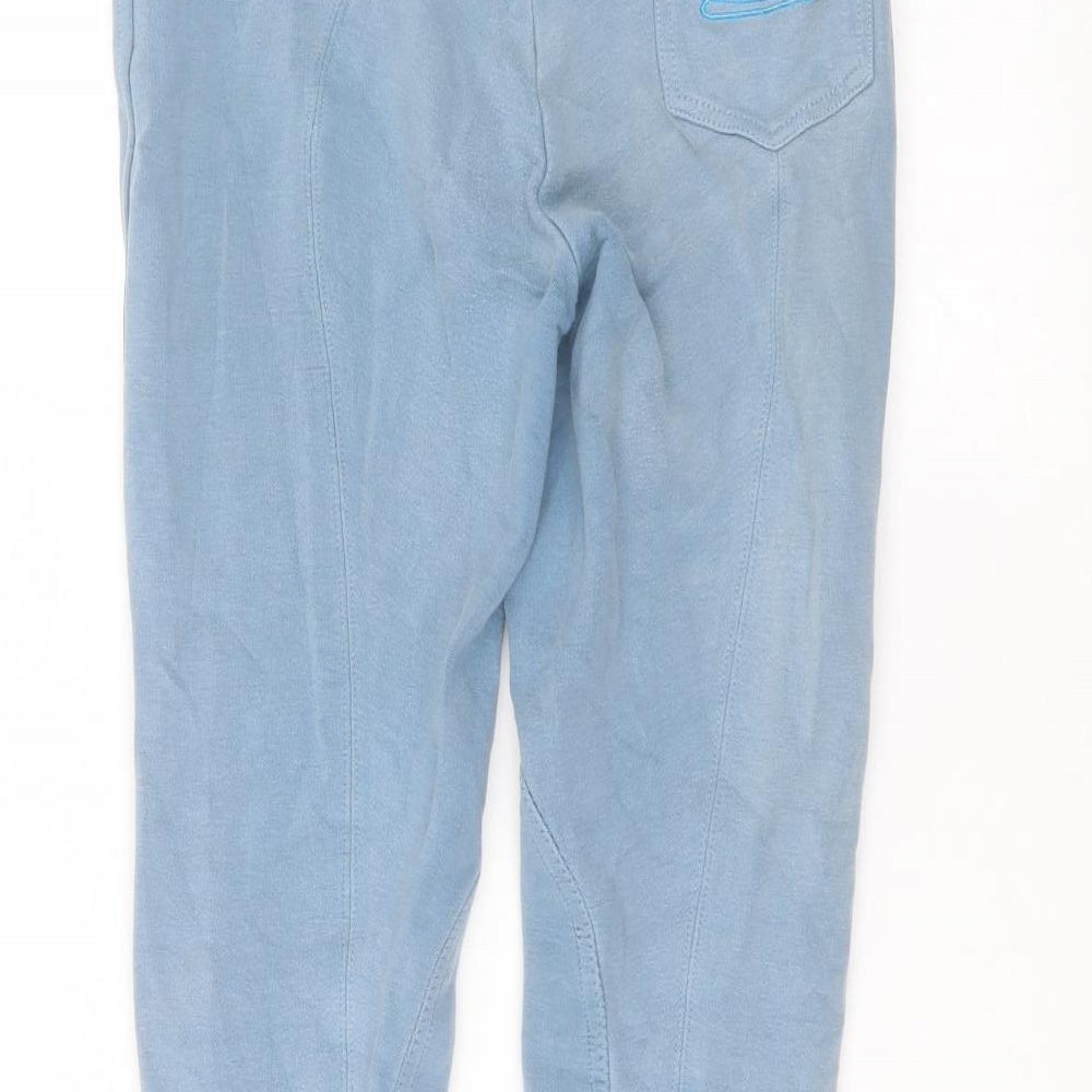 Sherwood Forest Womens Blue  Cotton Sweatpants Trousers Size 12 L26 in Regular