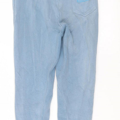 Sherwood Forest Womens Blue  Cotton Sweatpants Trousers Size 12 L26 in Regular