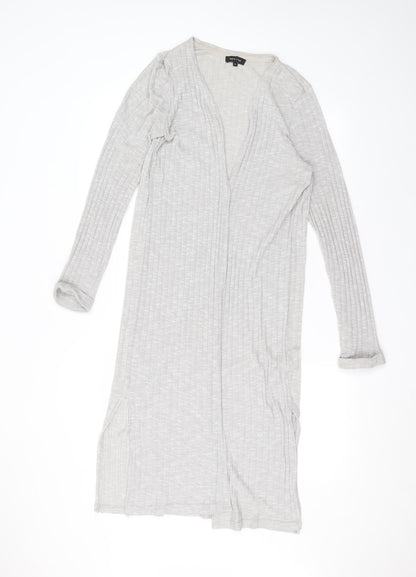 Womens UK Size L New Look Grey Cardigan Jumper