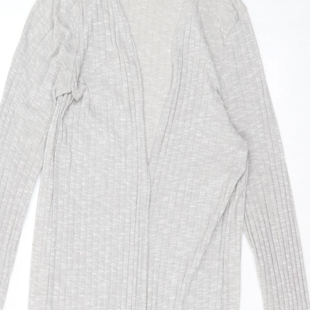 Womens UK Size L New Look Grey Cardigan Jumper