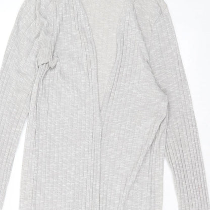Womens UK Size L New Look Grey Cardigan Jumper