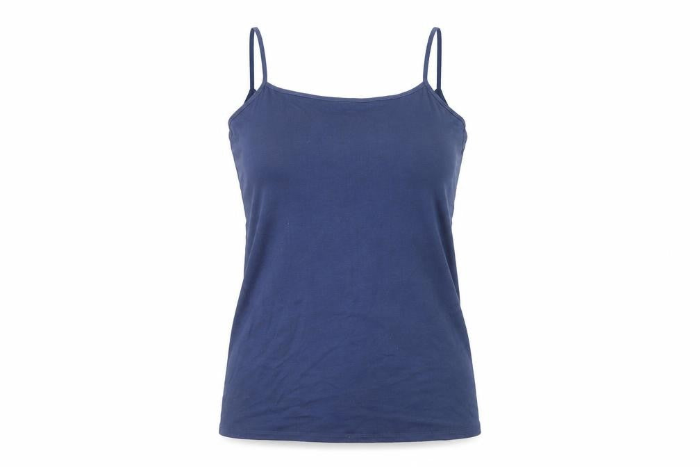 Womens UK Size 12 Marks and Spencer Blue Basic T-Shirt