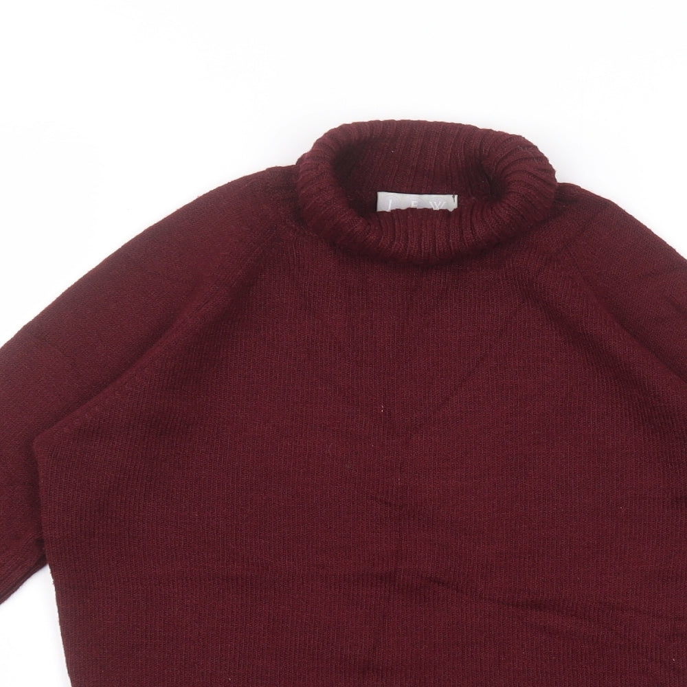 Womens UK Size S JFW Red Basic T-Shirt