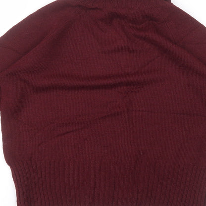 Womens UK Size S JFW Red Basic T-Shirt
