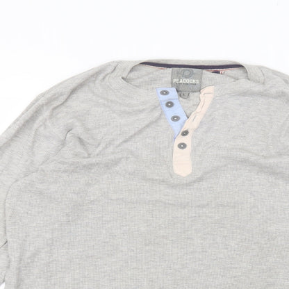 Womens UK Size L Peacocks Grey Pullover Jumper