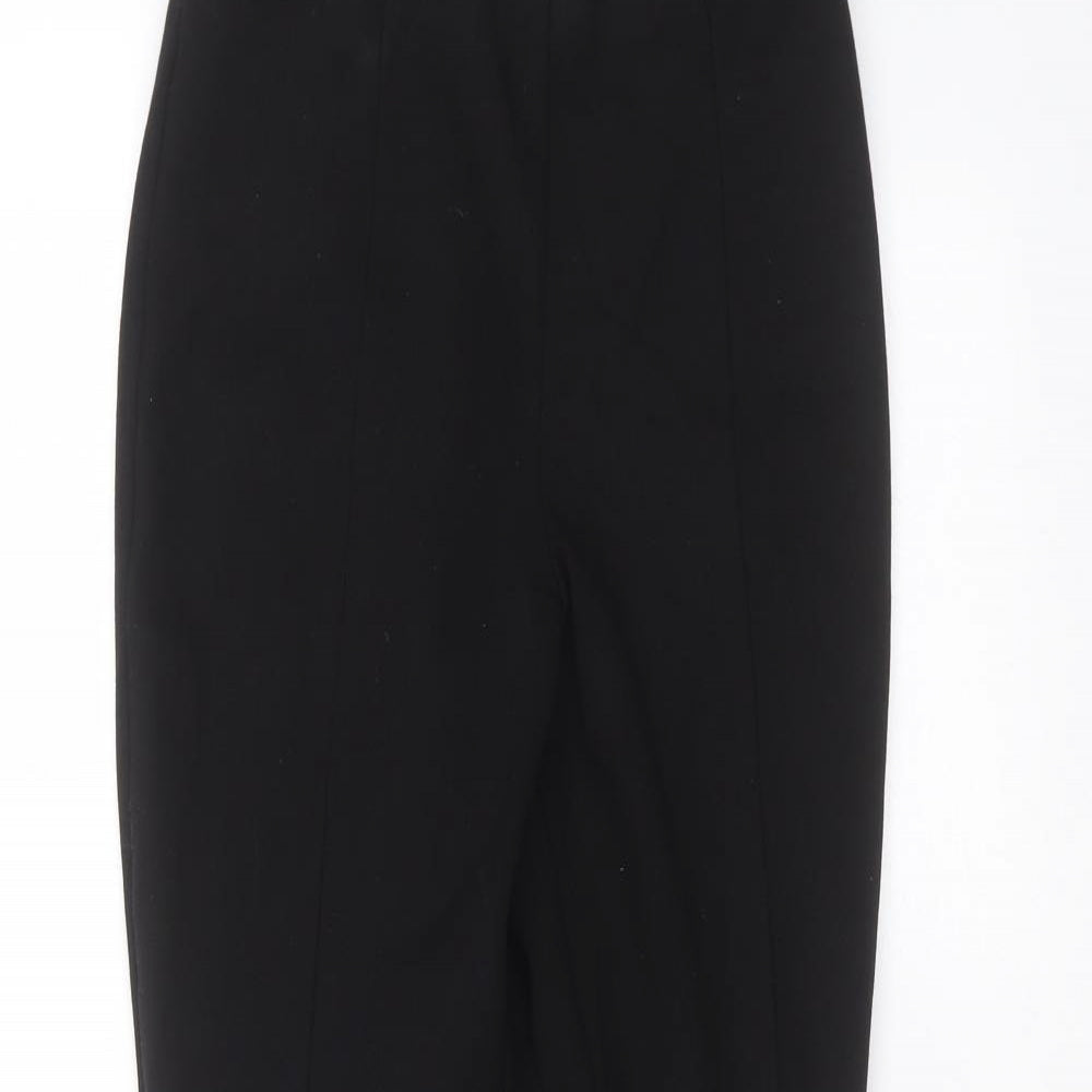 Womens UK Size 8 ASOS Regular Fit  Black Trousers