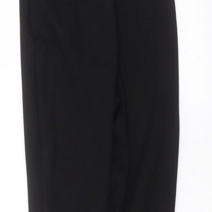 Womens UK Size 8 ASOS Regular Fit  Black Trousers