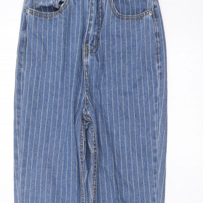 Nasty Gal Womens Blue  Cotton Skinny Jeans Size 8 L27 in Regular