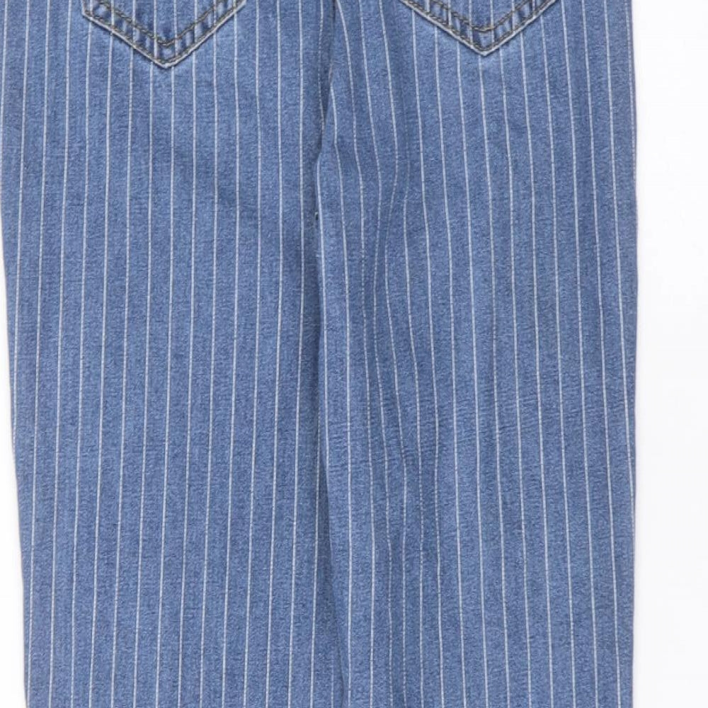 Nasty Gal Womens Blue  Cotton Skinny Jeans Size 8 L27 in Regular