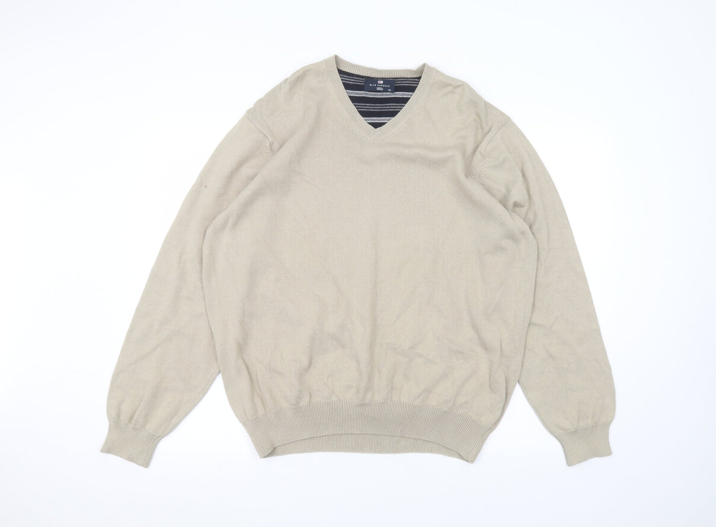 Womens UK Size 2XL Marks and Spencer Beige Pullover Jumper