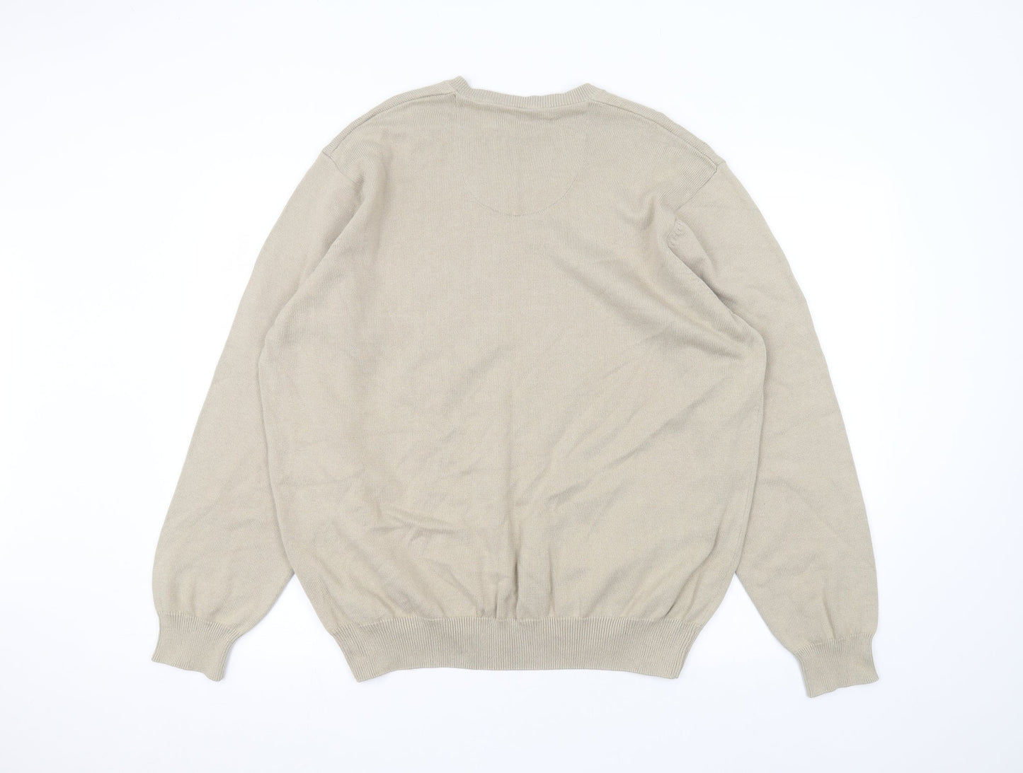 Womens UK Size 2XL Marks and Spencer Beige Pullover Jumper