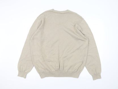 Womens UK Size 2XL Marks and Spencer Beige Pullover Jumper