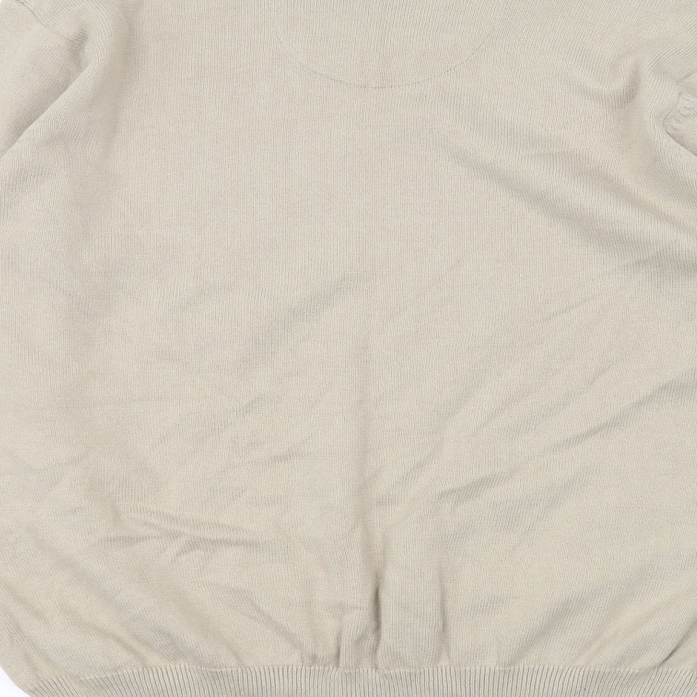 Womens UK Size 2XL Marks and Spencer Beige Pullover Jumper