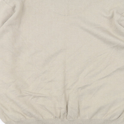 Womens UK Size 2XL Marks and Spencer Beige Pullover Jumper