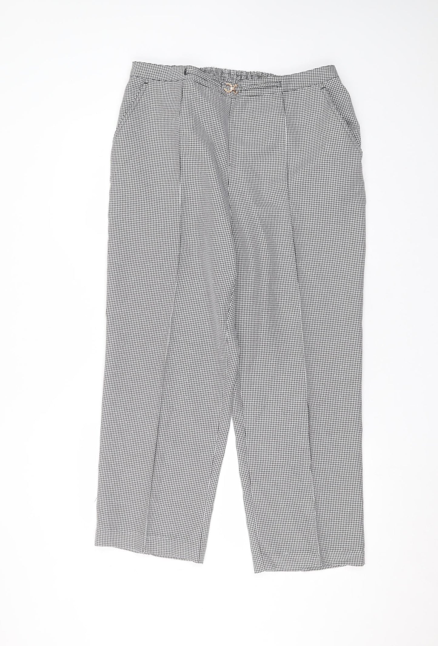 Womens UK Size 18 Damart Regular Fit  White Trousers