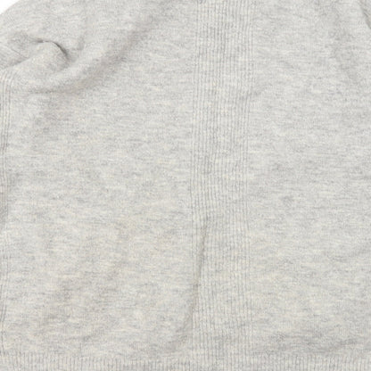 Womens UK Size M Preworn Grey Cardigan Jumper