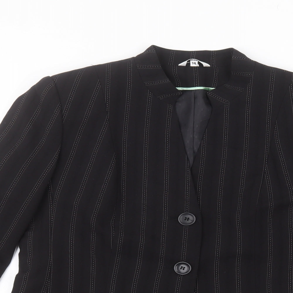 Womens UK Size 14 Klass Black Jacket