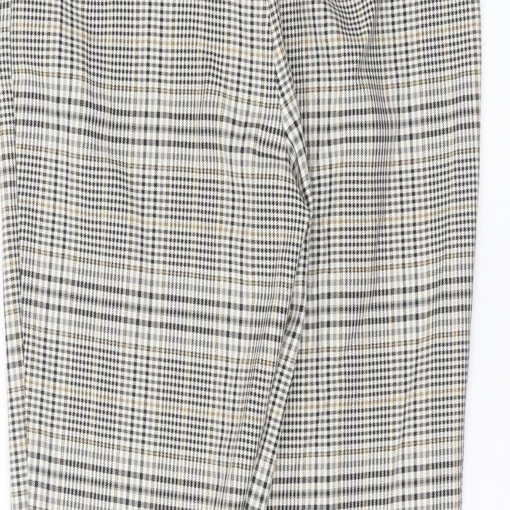 Womens UK Size 10 Dorothy Perkins Regular Fit  White Trousers