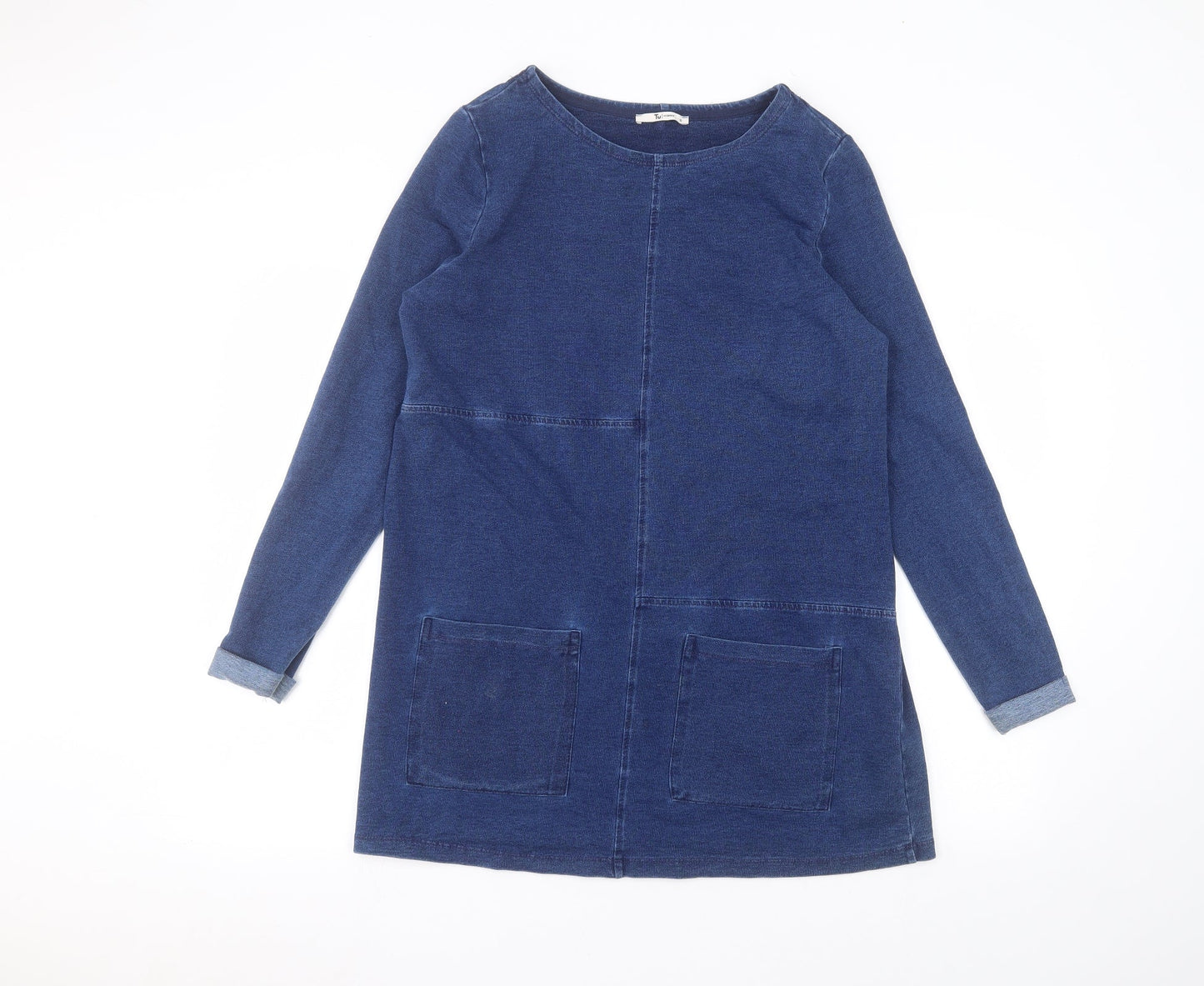 Womens UK Size 10 TU Blue Basic T-Shirt
