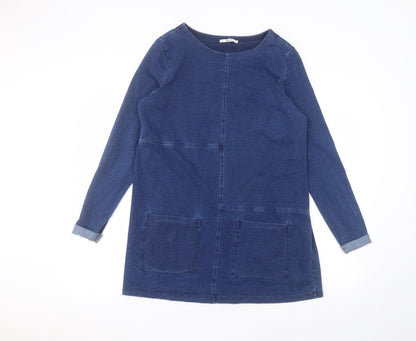 Womens UK Size 10 TU Blue Basic T-Shirt