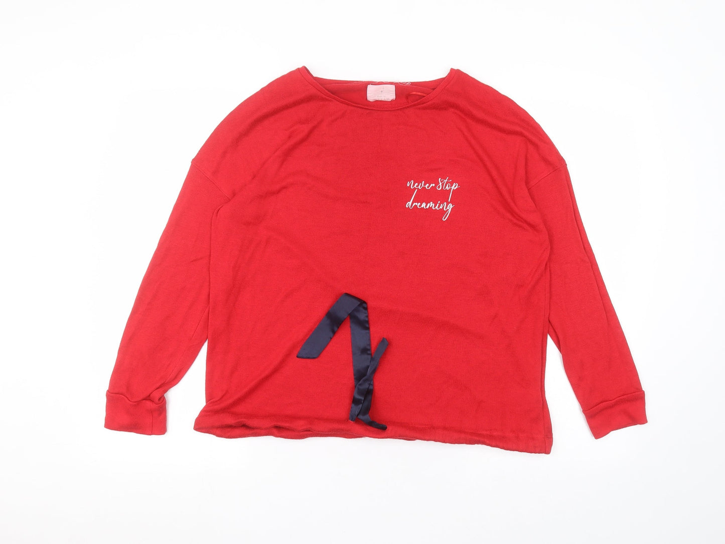 Womens UK Size M Matalan Red Pullover Jumper