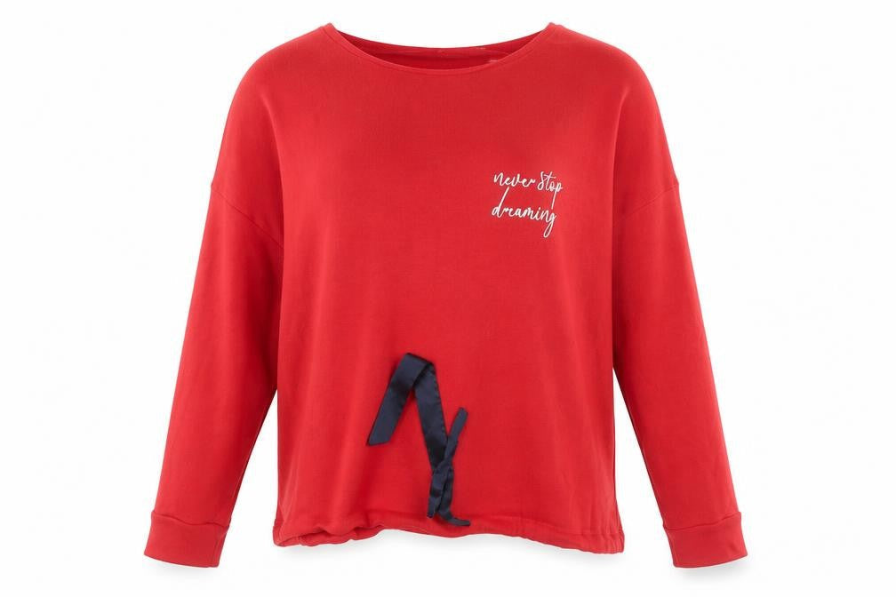 Womens UK Size M Matalan Red Pullover Jumper