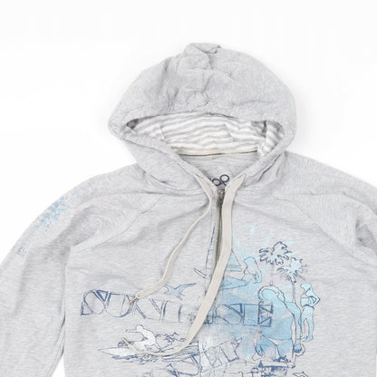 Gap Womens Grey  Cotton Pullover Hoodie Size S