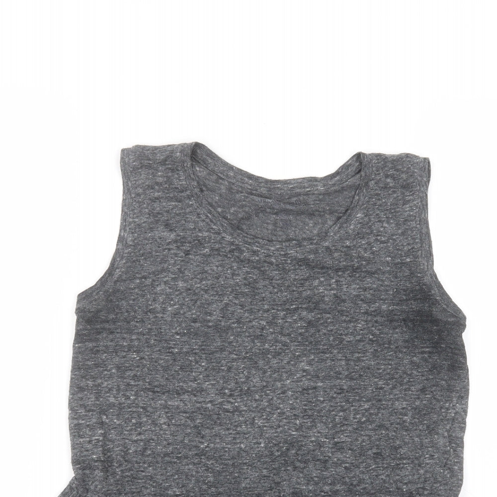 Womens UK Size XS Gap Black Basic T-Shirt