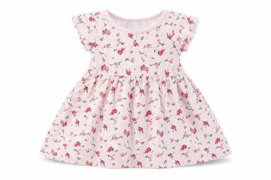 Baby Baby Pink Floral Cotton A-Line  Size 12-18 Months Round Neck