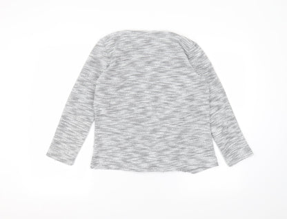 Womens UK Size 10 Dorothy Perkins Grey Cardigan Jumper