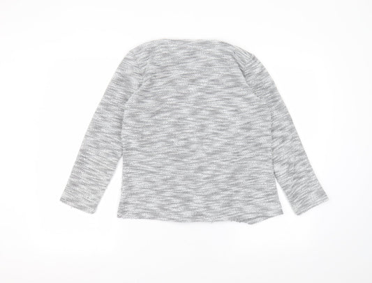 Womens UK Size 10 Dorothy Perkins Grey Cardigan Jumper