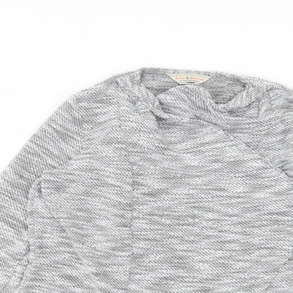 Womens UK Size 10 Dorothy Perkins Grey Cardigan Jumper
