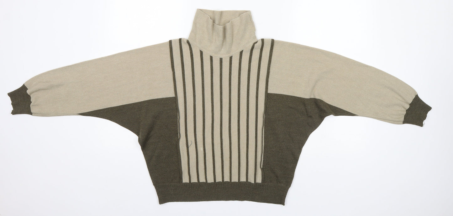 Womens UK Size  Preworn Brown Pullover Jumper
