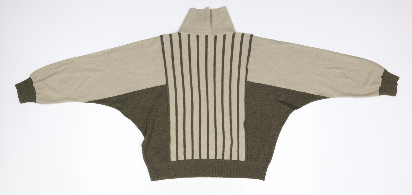 Womens UK Size  Preworn Brown Pullover Jumper