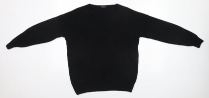 Womens UK Size 6 Topshop Black Pullover Jumper