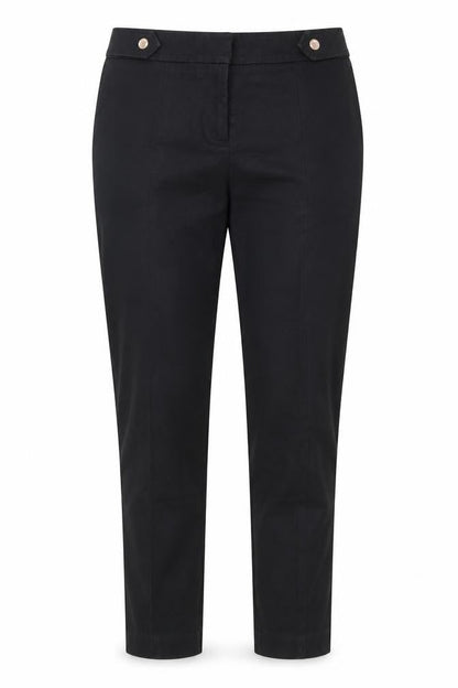 Womens UK Size 8 Oasis Regular Fit  Black Trousers