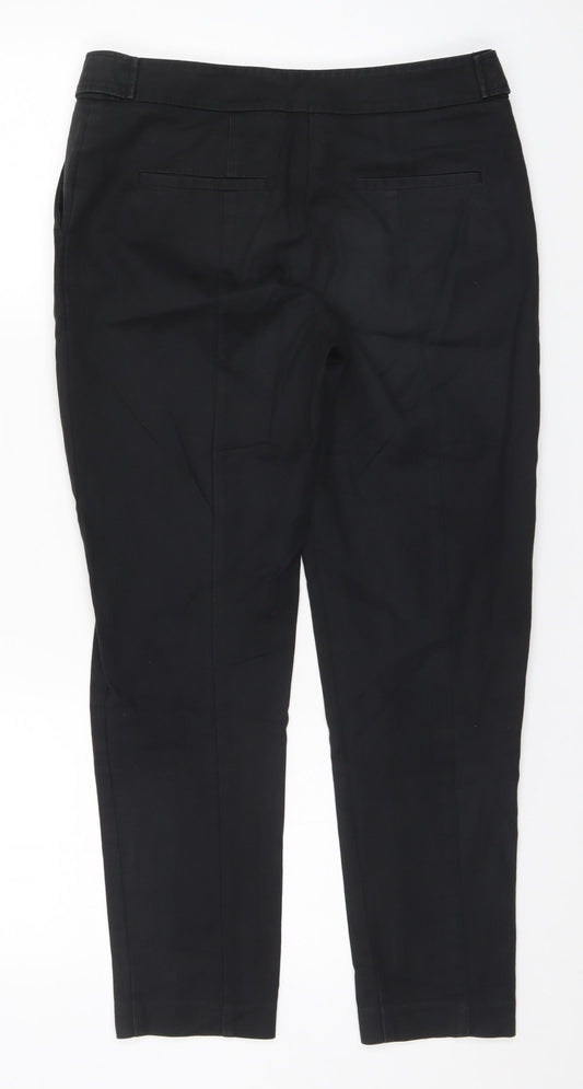 Womens UK Size 8 Oasis Regular Fit  Black Trousers